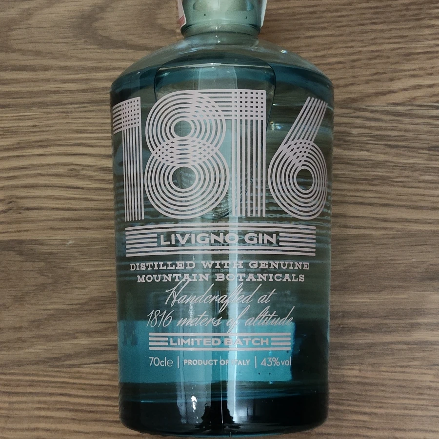 1816 Rosa Livigno Gin (cereale affumicato)