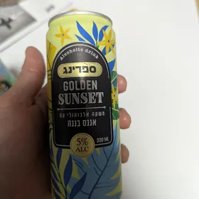 Spring - Golden Sunset - Pineapple and Banana Alcoholic Drink