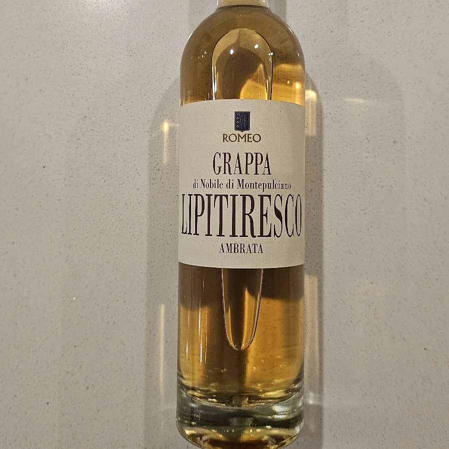 Romeo Grappa di Nobile di Montepulciano  Lipitiresco Ambrata
