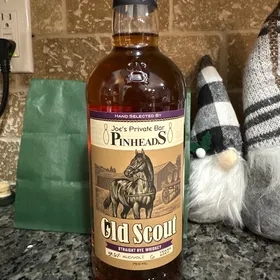 Old Scout Straight Rye Whiskey (Joe's Private Bar - Pinheads)