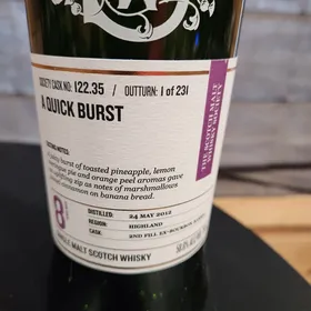 SMWS 122.35 A Quick Burst Single Malt Scotch Whiskey