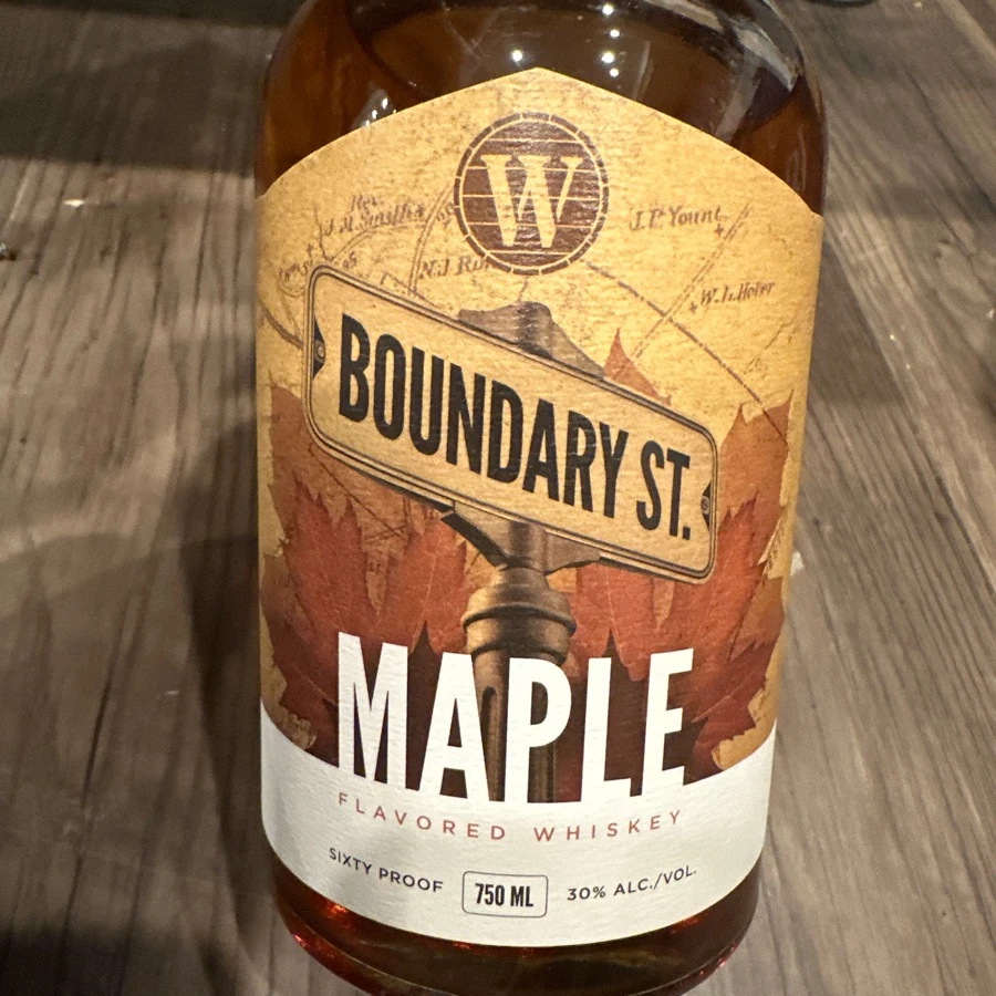 Boundary Street Maple Flavored Whiskey
