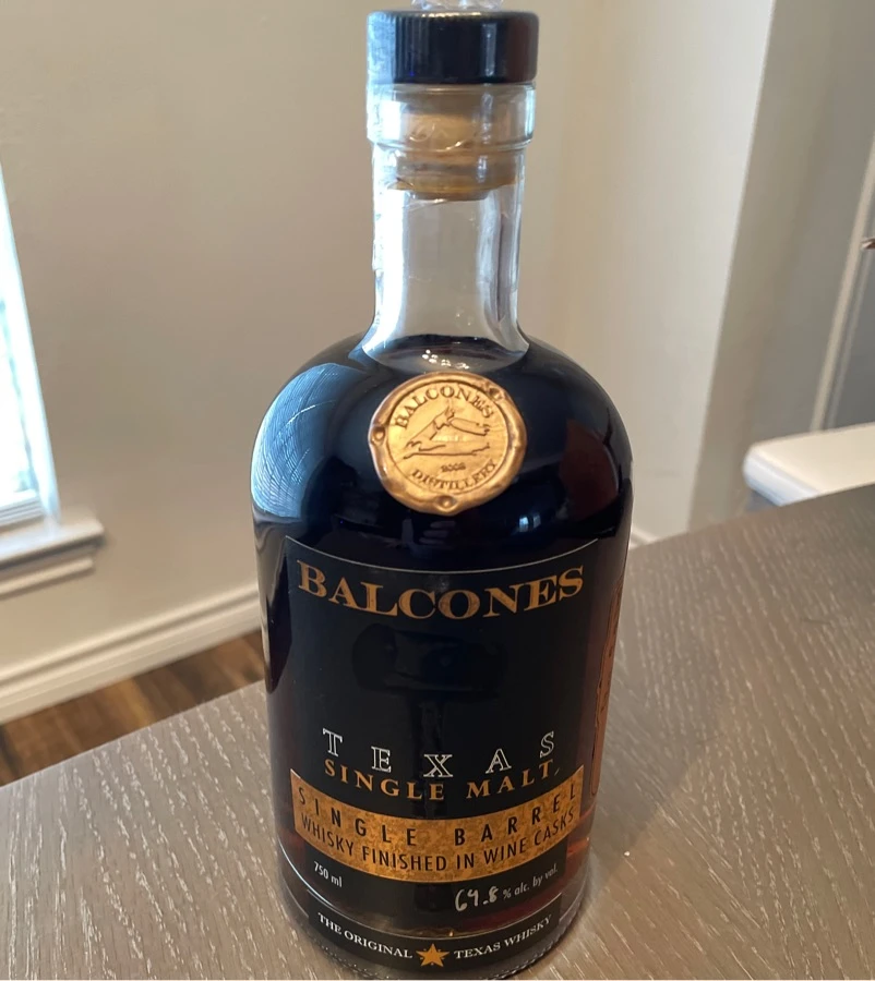 Balcones Texas Single Malt Single Barrel finished in Madeira wine casks (Barrel #27873)