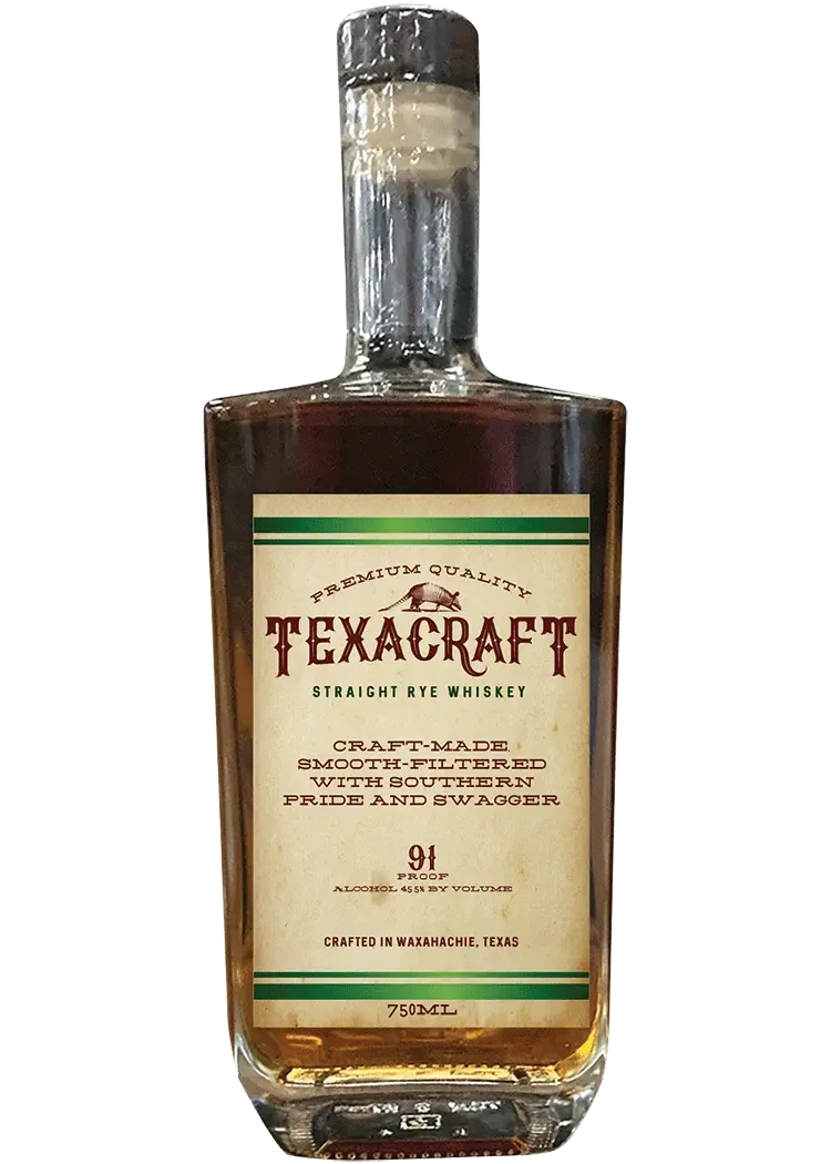 Texacraft Straight Rye Whiskey