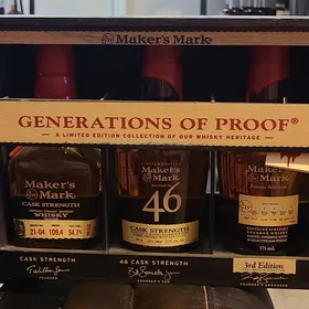Maker's Mark Generations of Proof