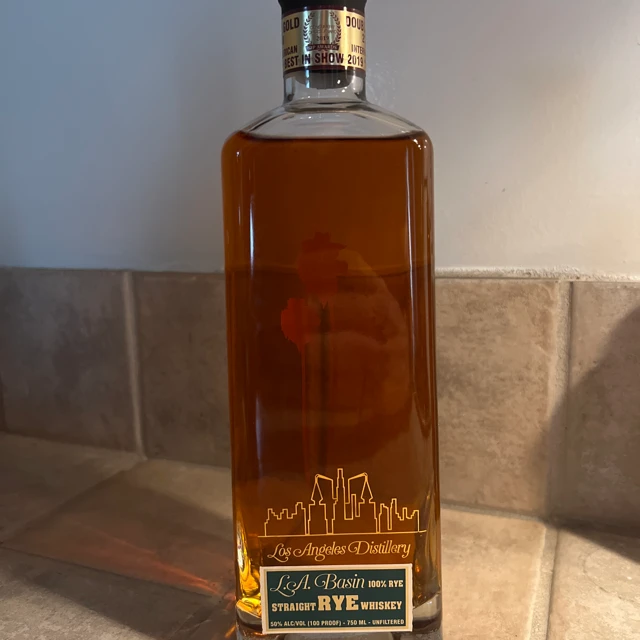 Los Angeles Basin Distillery Straight Rye Whiskey