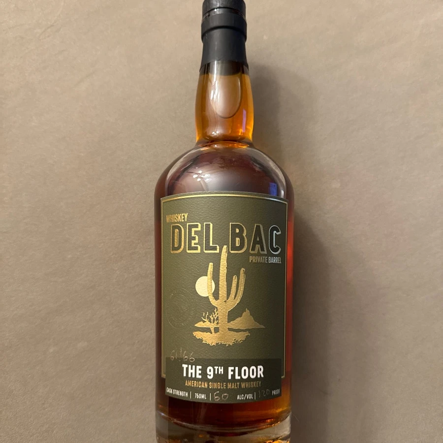 Whiskey Del Bac Private Barrel "The 9th Floor" American Single Malt