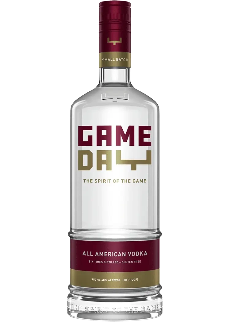 Gameday All American Vodka Garnet Gold