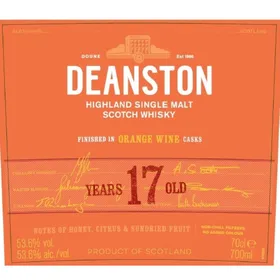 Deanston 17 Years Orange Wine Casks