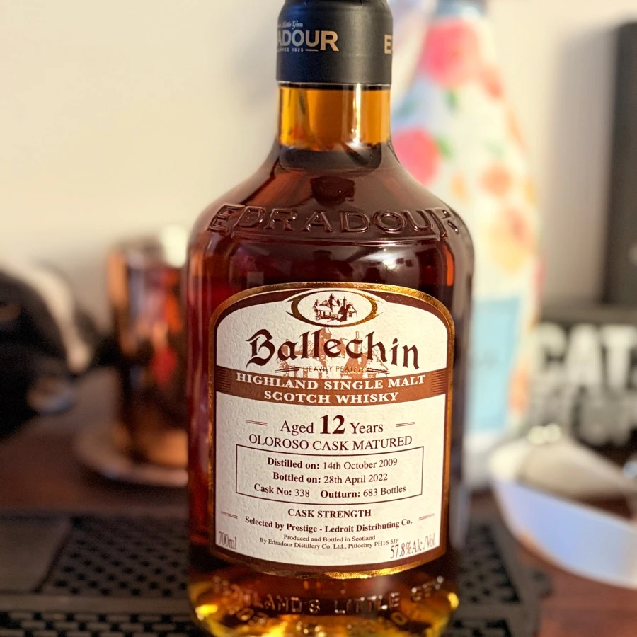 Edradour Ballechin 2009 12 Year Oloroso Cask Matured