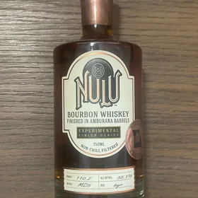 Nulu Experimental Finish Series Bourbon Whiskey Finished In Amburana Barrels - Missouri Exclusive