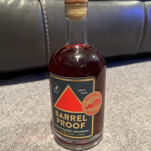 Cardinal Spirits Barrel Proof Liquor Barn Store Pick