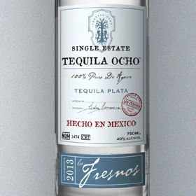 Tequila Ocho Plata Los Fresnos 2013