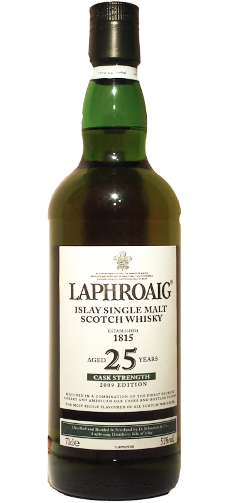 Laphroaig 25 Year Cask Strength (2009 Edition)