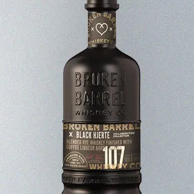 Broken Barrel Black Hjerte Blended Rye Whiskey