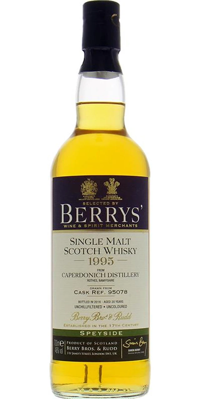 Caperdonich 1995 20 Year (Berry Bros & Rudd)