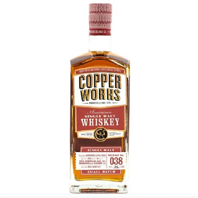 Copperworks American Single Malt (Release No. 038)
