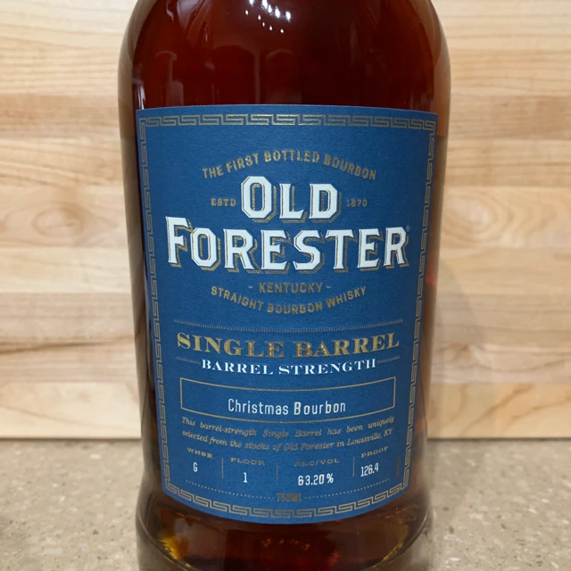 Old Forester Single Barrel "Christmas Bourbon"