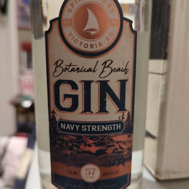 Spinnaker's Botanical Beach Gin - Navy Strength