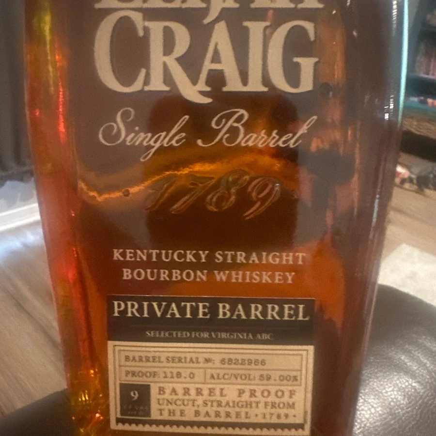 Elijah Craig Single Barrel Barrel Proof- VA ABC