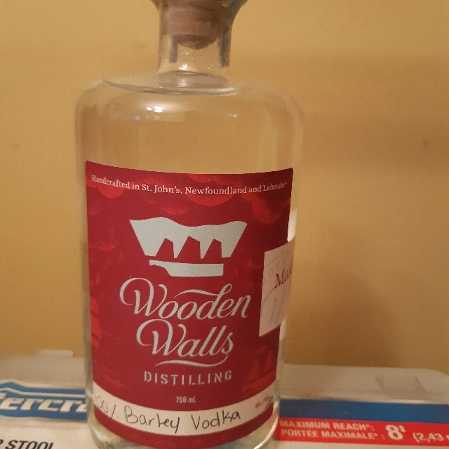 Wooden walls maiden voyage 100% barley vodka