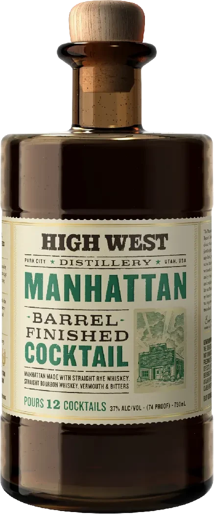High West Barrel Finished Manhattan Cocktail