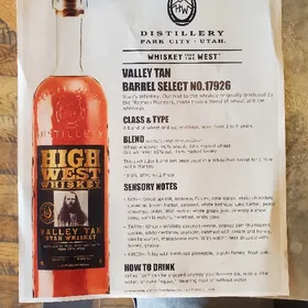 Valley Tan Barrel Select No.17926