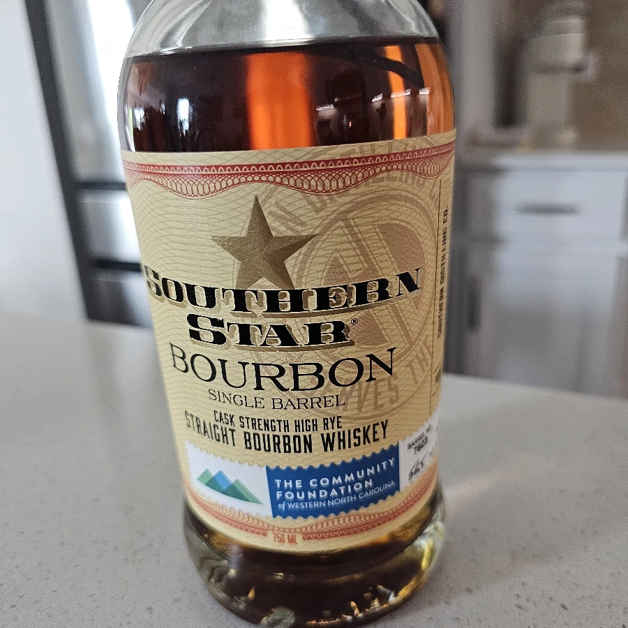 Southern Star Cask Strength High Rye The Community Foundation of Western North Carolina