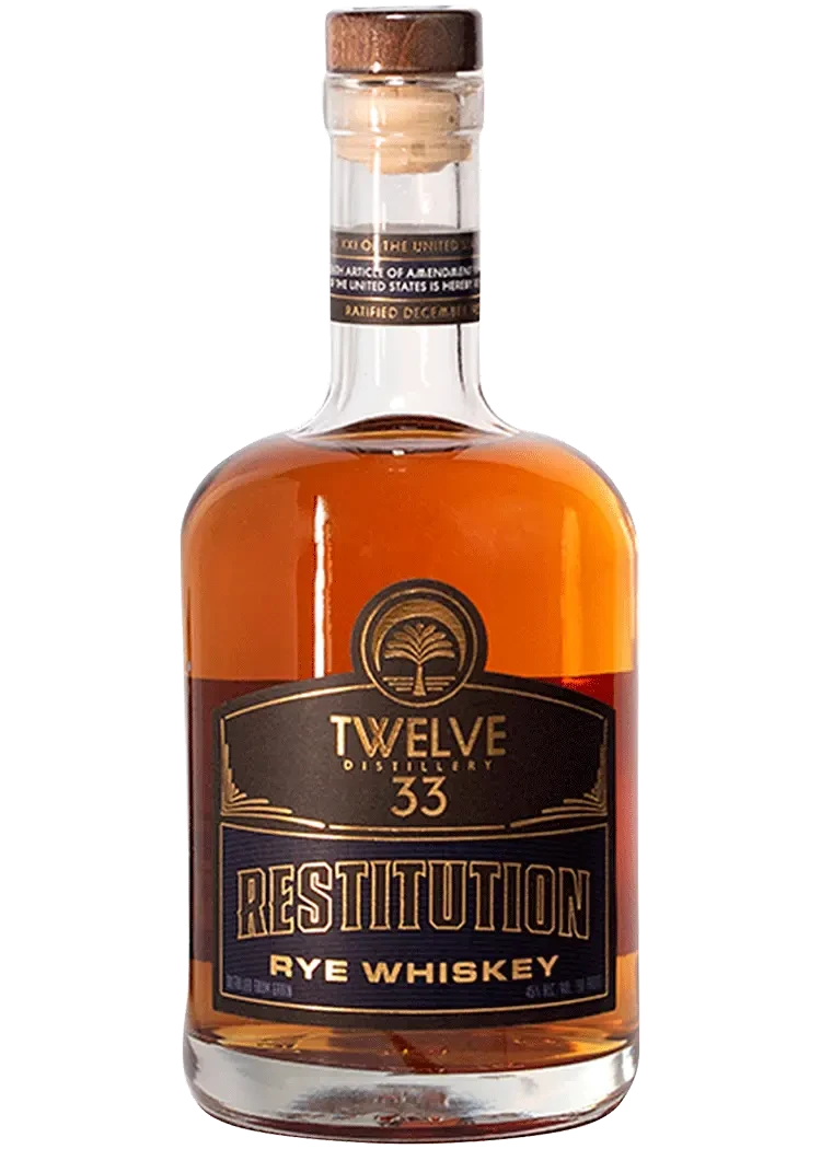 Twelve 33 Restitution Rye Whiskey
