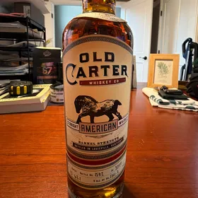 Old Carter Straight American Whiskey Small Batch (Batch 15)