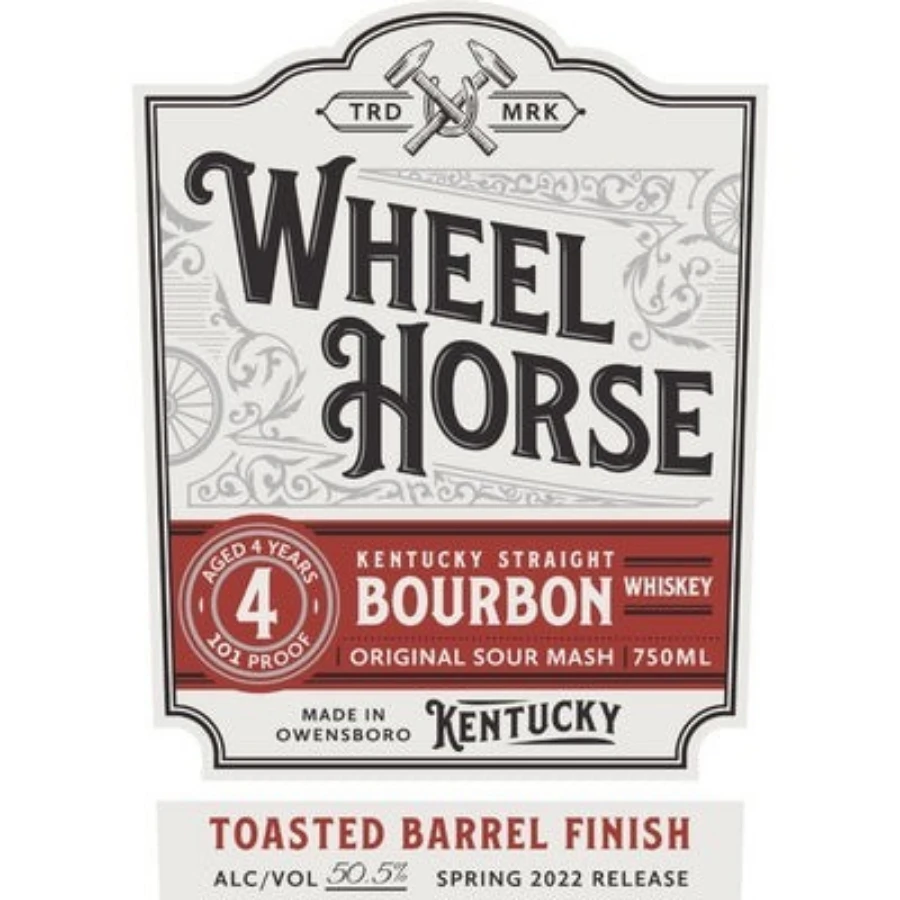 Wheel Horse Toasted Barrel Finish Kentucky Straight Bourbon

(Spring 2022)