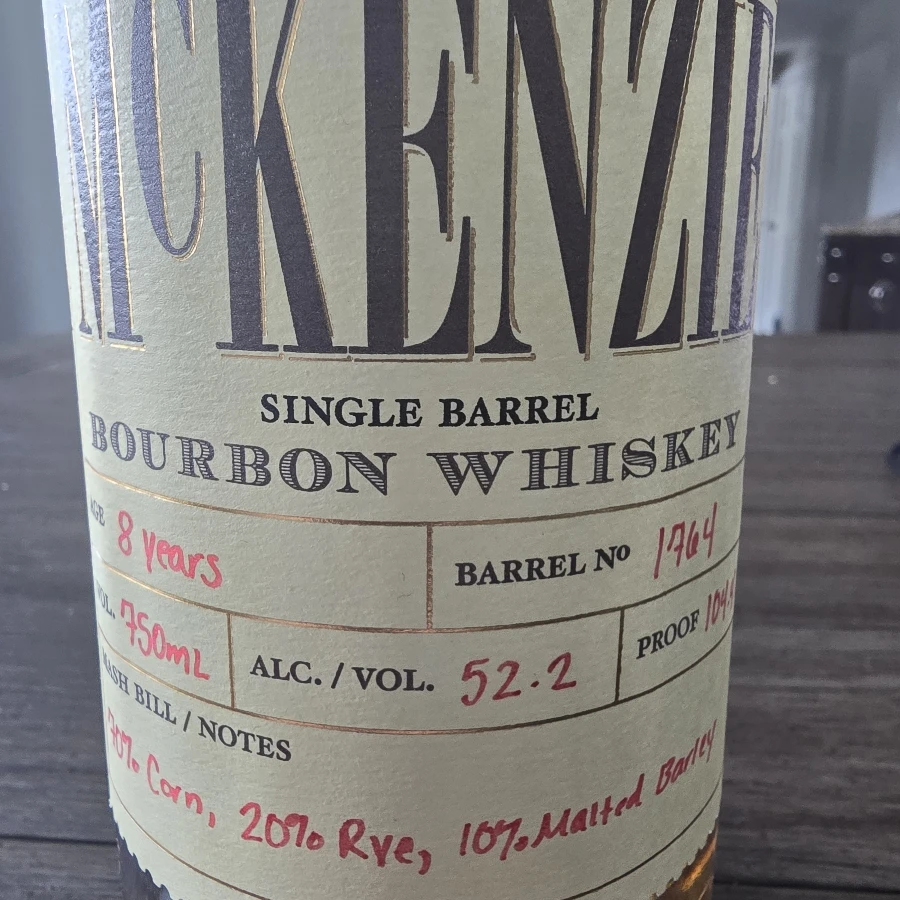 McKenzie Single Barrel (barrel 1764)