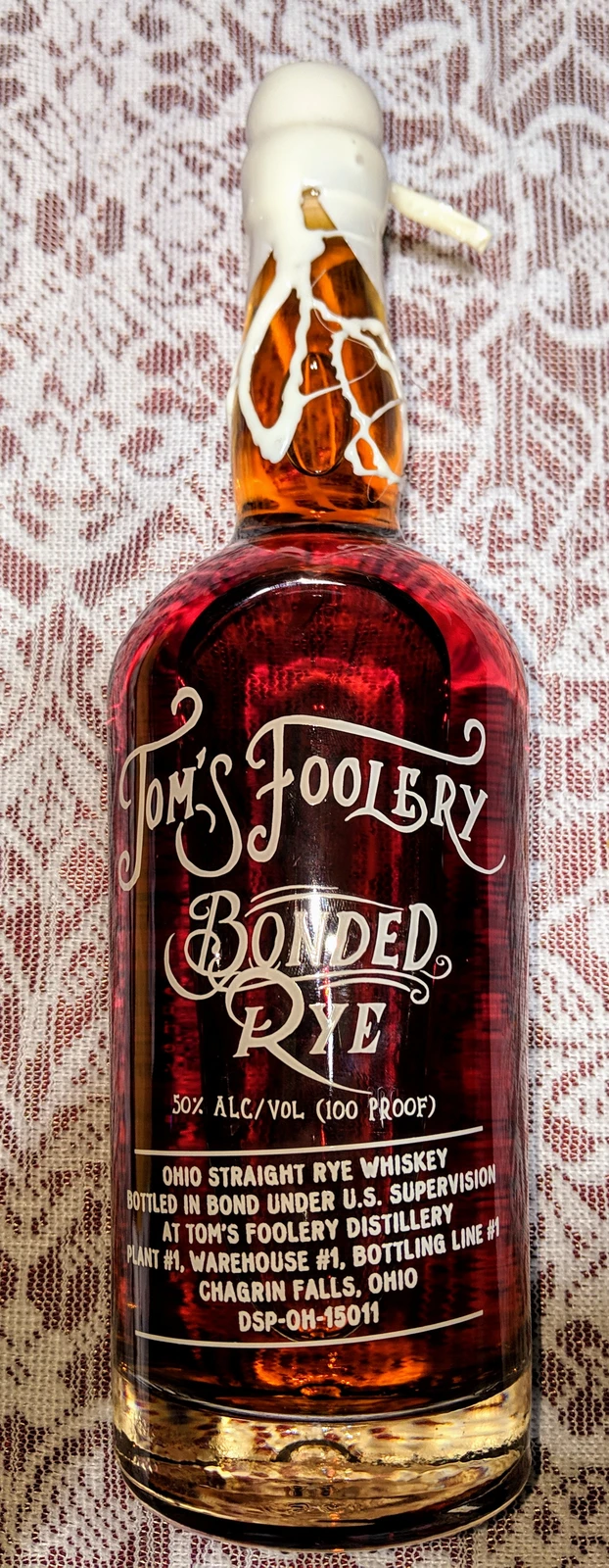 Tom Foolery Bonded Rye