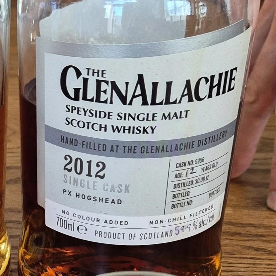 GlenAllachie Hand-fill - 2012 Single Cask PX Hogshead