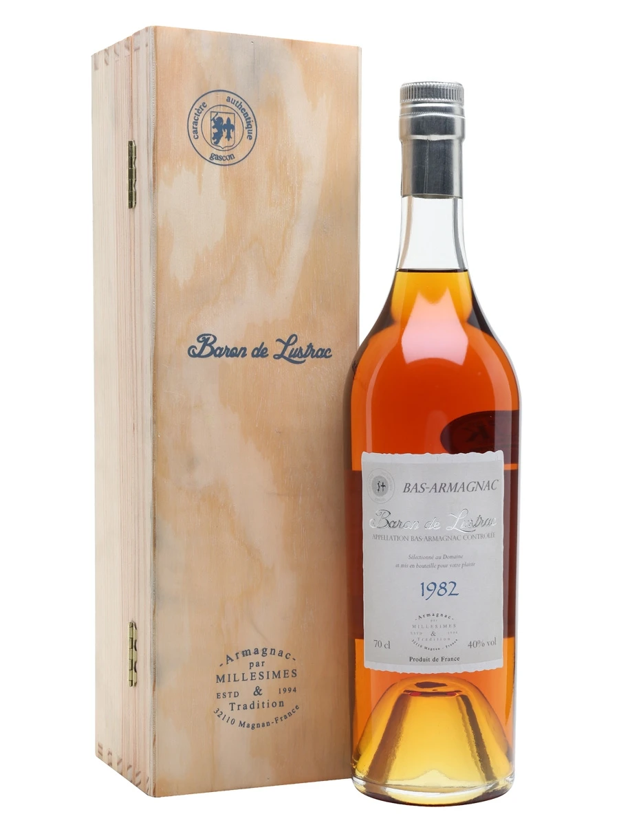 Baron De Lustrac Armagnac 1982