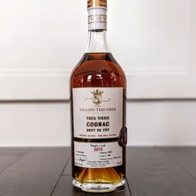 Vallein Tercinier Brut de Fut 1975 Single Cask Fins Bois Cognac