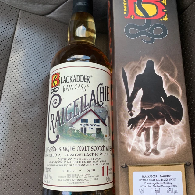 Craigellachie Raw Cask Blackadder 11