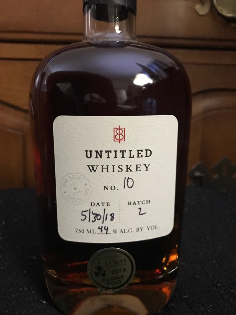 One Eight Distilling Untitled Whiskey No. 10 Batch 2