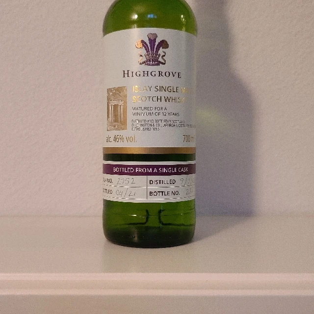 Laphroaig 2008 Highgrove Cask 2752