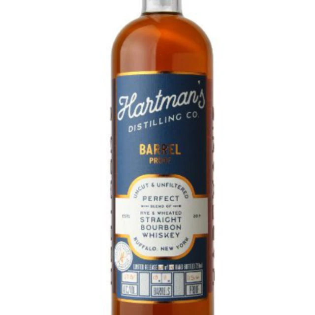 Hartman's Distilling Company Barrel Proof Straight Bourbon Whiskey