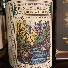 Bullock Distillery's Piney Creek Bourbon Whiskey
