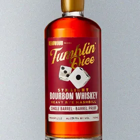 Tumblin' Dice 4 Year Single Barrel Barrel Proof Straight Bourbon