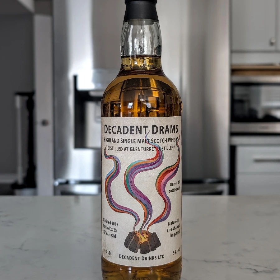 Decadent Drams Glenturret 2013 12 Year Single Malt Scotch Whisky