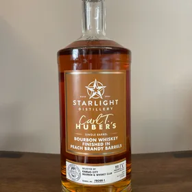Starlight Carl T. Huber's Single Barrel Bourbon Finished in Peach Brandy Barrels (Kansas City Bourbon & Whiskey Club)
