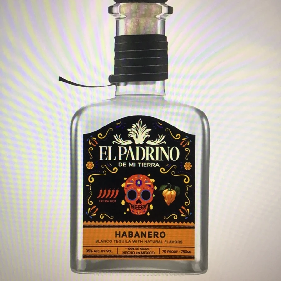El Padrino De Mi Tierra Spicy Habanero Blanco Tequila