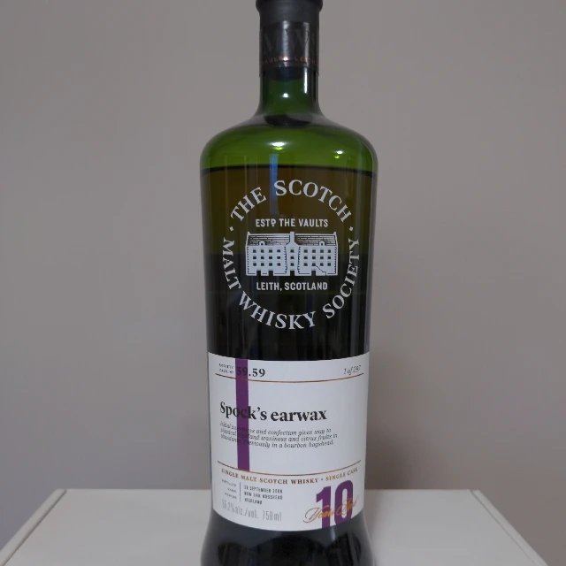 The Scotch Malt Whiskey Society - Spock's earwax 59.59