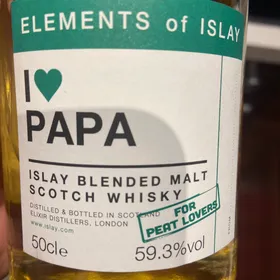 Elements of Islay I love Papa