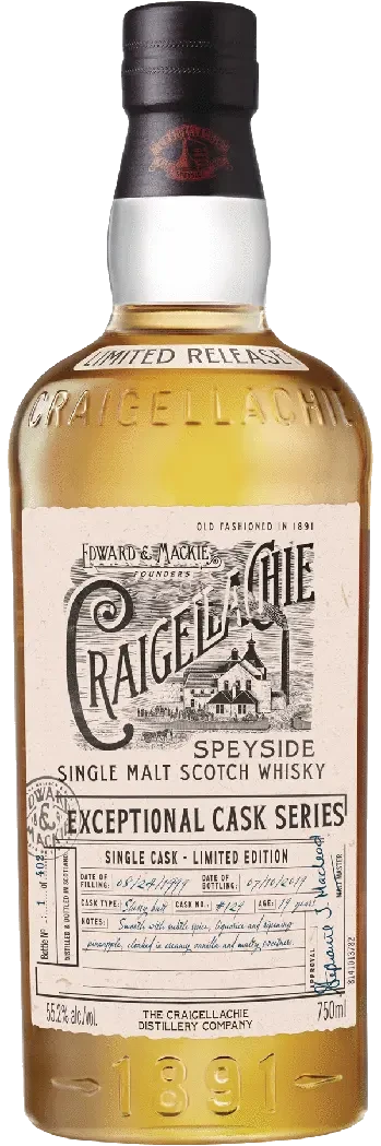 Craigellachie Exceptional Cask Series 19 Year Single Cask