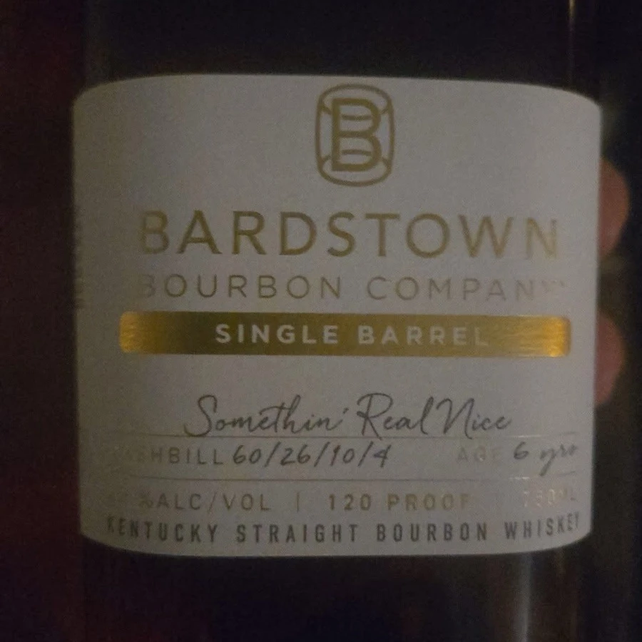 Bardstown Single Barrel- Somethin' Real Nice