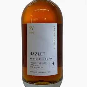Far North Hazlet Bottled in Bond Single Varietal Rye
